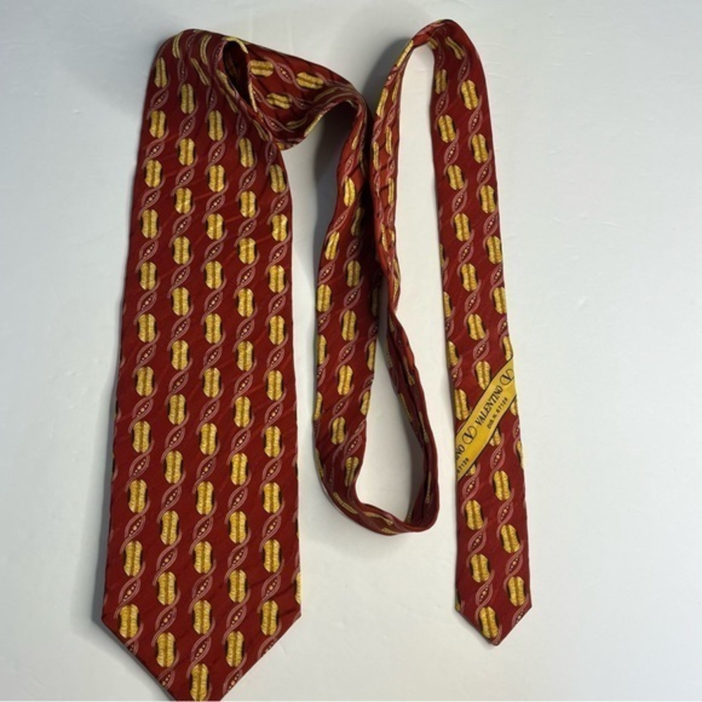 Valentino 100% Silk Italian Neck Tie